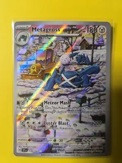 Pokemon TCG - Metagross 178/162 - Temporal Forces - Illustration Rare card - Image 1