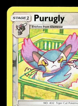 Purugly 160/214 Unbroken Bonds LP Reverse Holo Pokemon Card TCG - Image 2