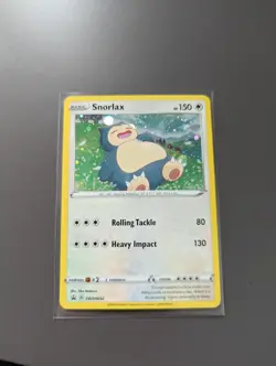 Pokemon Snorlax SWSH032 Black Star Promo Holo Card Near Mint Condition - Image 1