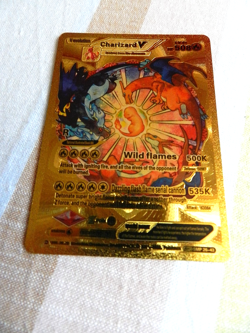 V EVOLUTION CHARIZARD V HP508 LV.91 GOLD FOIL POKEMON CARD MO SMP26-43 - Image 1