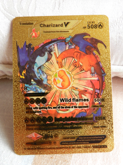 V EVOLUTION CHARIZARD V HP508 GOLD FOIL POKEMON CARD SMP26-43 (2) - Image 1