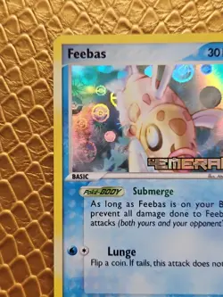 Pokemon Card - Feebas Emerald 49/106 Reverse Holo Stamped LP - Image 2
