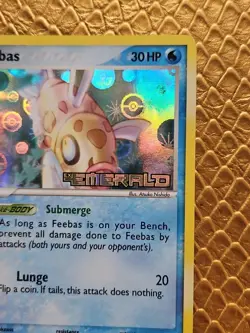 Pokemon Card - Feebas Emerald 49/106 Reverse Holo Stamped LP - Image 3
