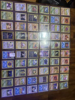 Pokemon TCG vintage base 60 card lot, all are binder copies, various conditions - Image 1