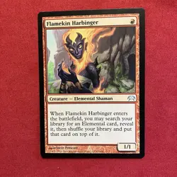 Flamekin Harbinger LP MTG Lorwyn 167 / 301 Red Elemental Magic Card - Image 1