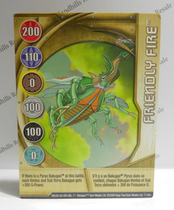 Bakugan Card - Friendly Fire - Gold Gate Card - BA538 - 11/48n - 2008 - Image 1