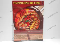 Bakugan Card - Hurricane Of Fire - Red Ability Card - BA469 - 30/48i - 2008 - Image 1