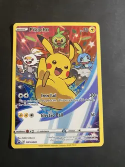 Pikachu SWSH020 SWSH: Sword & Shield Promo Cards Holo - Image 1