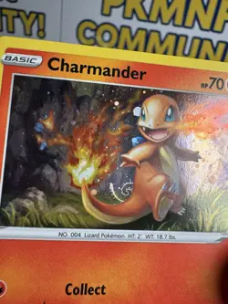 Pokemon TCG Charmander SWSH092 Black Star Promo Card NM Condition Swirl - Image 2