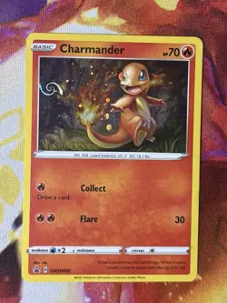 Pokemon TCG Charmander SWSH092 Black Star Promo Holo - 🔥SWIRL🔥 - Image 1