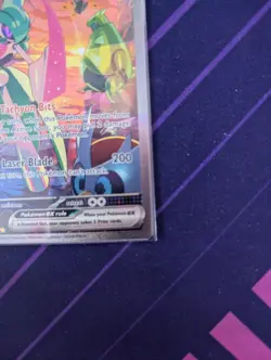 Pokemon TCG Iron Valiant ex 249/182 Paradox Rift Special Illustration NM - Image 3