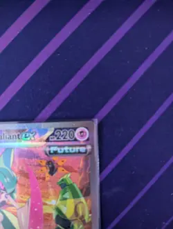 Pokemon TCG Iron Valiant ex 249/182 Paradox Rift Special Illustration NM - Image 4
