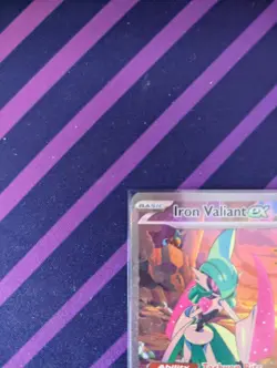 Pokemon TCG Iron Valiant ex 249/182 Paradox Rift Special Illustration NM - Image 5