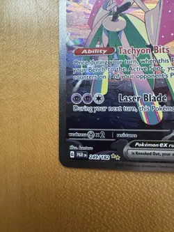 Pokemon TCG Iron Valiant EX Paradox Rift 249/182 Special Illustration Rare NM - Image 5