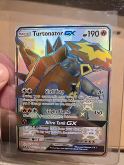 Turtonator GX sv52/sv94 - Sun & Moon Hidden Fates Shiny Vault Pokemon TCG NM - Image 1