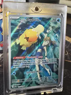 Pokemon Card Destined Rivals Misty’s Psyduck Full Art Illustration Rare 193/182 - Image 3