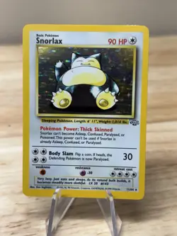 Snorlax - 11/64 - Pokemon Jungle Unlimited Holo Rare Card WOTC NM/LP - Image 1