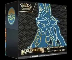 Pokemon TCG Mega Evolution Pokemon Center ETBs Lucario - Image 1