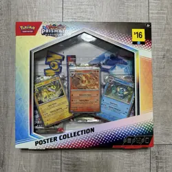 Pokemon TCG Scarlet & Violet Prismatic Evolutions Poster Collection Box - Image 1