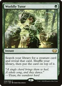 Worldly Tutor - Commander Collection: Green (CC1) MTG English Regular Near Mint - Image 1