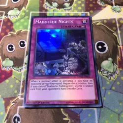 Yugioh! Madolche Nights MP14-EN051 Super Rare 1st Edition NM - Image 1