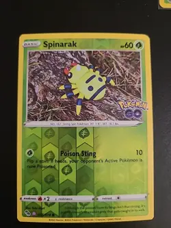 Ditto (Spinarak) - 006/078 - Pokemon Go Common Reverse Holo Unpeeled NM - Image 1