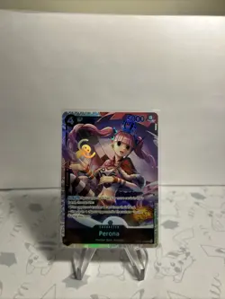 Perona OP06-093 SR Super Rare Holo Foil One Piece Wings of the Captain NM - Image 1