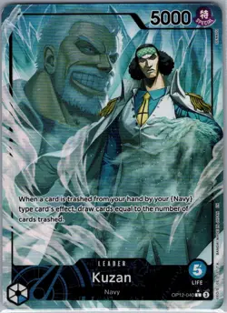 Kuzan Alt Art OP12-040 English Legacy of the Master - One Piece Card - NM - Image 1