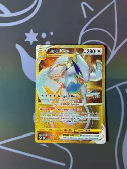 Lugia VSTAR - 211/195 - Silver Tempest - Pokemon TCG NM Card Gold Secret Rare - Image 2