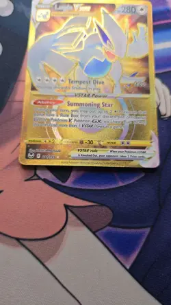 Lugia VSTAR 211/195 Silver Tempest Gold Secret Rare Pokemon Card TCG NM - Image 3