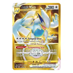 Pokemon TCG Lugia VSTAR 211/195 Secret Silver Tempest Sword Shield NM - Image 1