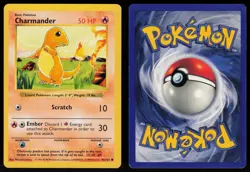 Charmander 46/102 Common Shadowless Base Set Pokemon - Image 3