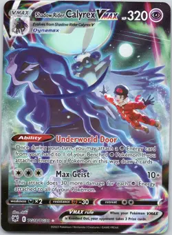 SHADOW RIDER CALYREX VMAX TG18/TG30 HOLO ASTRAL RADIANCE TRAINER GALLERY POKEMON - Image 1