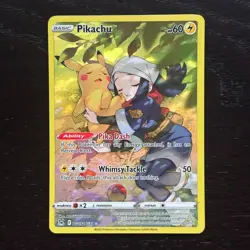 Pikachu TG05/TG30 Pokemon Lost Origin Trainer Gallery Ultra Rare Holo Card NM - Image 1