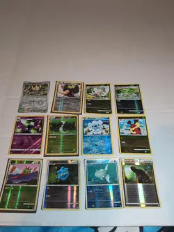 Pokemon Cards Lot Reverse Holo Lot Of 12 - Image 1