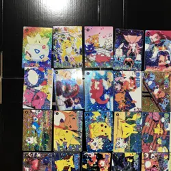 Pokemon Vintage Pocket Monsters Vending HOLO Prism Sticker (43 Cards) Rare Set - Image 3