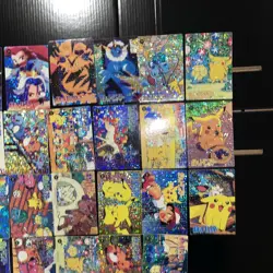 Pokemon Vintage Pocket Monsters Vending HOLO Prism Sticker (43 Cards) Rare Set - Image 4