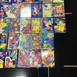 Pokemon Vintage Pocket Monsters Vending HOLO Prism Sticker (43 Cards) Rare Set - Image 5