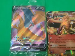 Pokemon Alt Full Art Charizard EX, V, Holographic, Regular Cards Lot Of 4 NM - Image 2