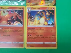 Pokemon Alt Full Art Charizard EX, V, Holographic, Regular Cards Lot Of 4 NM - Image 4