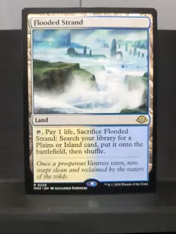 Magic: The Gathering Flooded Strand Card Modern Horizons 3 Edition - Image 1