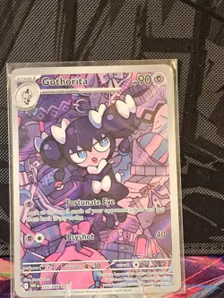 Pokemon Gothorita TCG Illustration Rare SV10.5 White Flare Card 125/086 - Image 1