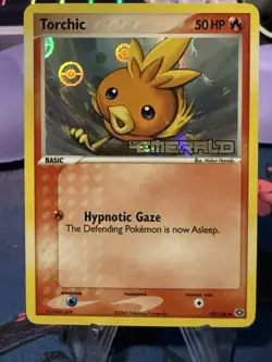 TORCHIC EX Emerald Stamped POKEMON Reverse Holo 2005 Trading Card 69/106 - Image 1