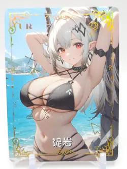 Delicate and Exquisite - Anime Waifu UR Trading Card - Image 1