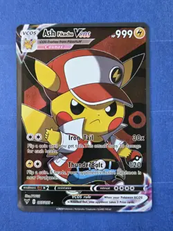 Pikachu Cosplay Ash Trainer Pokemon Custom ACG Goddess Card Holo Foil Anime Cute - Image 1