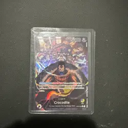 One Piece Card Game Crocodile OP04-058 L Alternate Art Leader Nm/M - Image 1