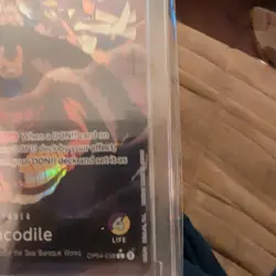 Crocodile Leader Alt Art AA OP04-058 One Piece TCG Kingdoms of Intrigue ENGLISH - Image 4