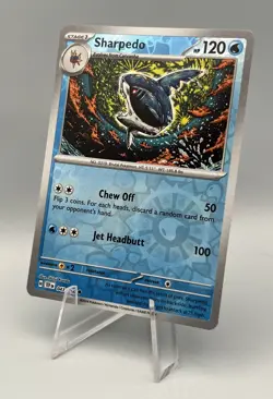 043/162 Sharpedo - SV05 Temporal Forces - Reverse Holo NM Pokemon - Image 1
