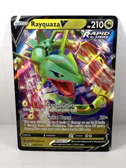 Pokemon TCG Sword & Shield Promo Rayquaza V SWSH147 - Image 1