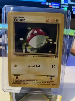 Pokemon TCG Voltorb Team Rocket 69 Regular Unlimited Common LP - Image 1